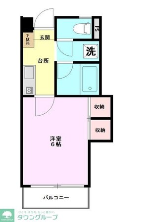 ヴィラ市ヶ尾の物件間取画像